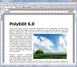 PolyEdit 6 Word Processor - Screenshot